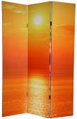 6 ft. Tall Double Sided Sunrise Room Divider