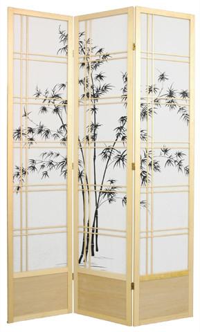 7 ft. Tall Bamboo Tree Shoji Screen