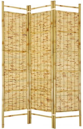6 ft. Tall Burnt Bamboo Shoji Screen