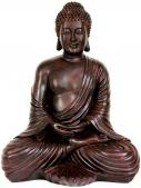 17" Japanese Sitting Buddha Statue