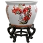 16" Cherry Blossom Porcelain Fishbowl