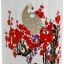 24" Cherry Blossom Porcelain Umbrella Stand