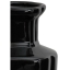 12" Solid Black Porcelain Vase