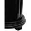 12" Solid Black Porcelain Vase