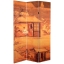 6 ft. Tall Double Sided Chinese Landscapes Canvas Room Divider