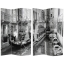 6 ft. Tall Double Sided Scenes of Venice Canvas Room Divider