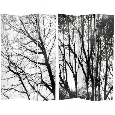 6 ft. Tall Trees Double Sided Room Divider
