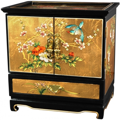 Empress Lacquer Jewel Box (Gold Leaf)
