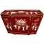 Slant Front Cabinet - Red