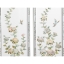 Birds and Flowers Curved Wall Plaques