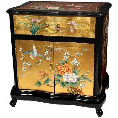 Gold Leaf End Table