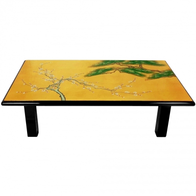 Gold Leaf Coffee Table