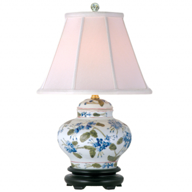15" Porcelain Jar Lamp