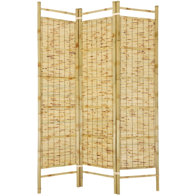 6 ft. Tall Burnt Bamboo Shoji Screen