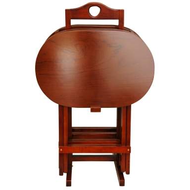 Rosewood TV Tray Set - Honey