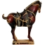 13" Chinese Tang Tomb Horse Statue