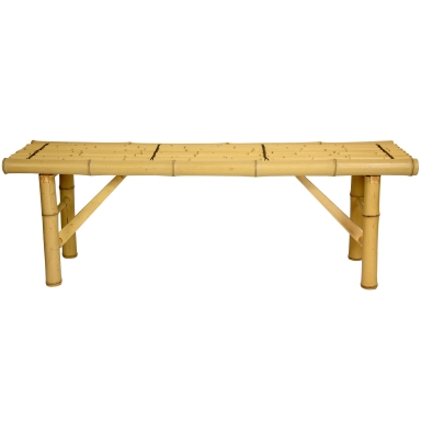 Japanese Bamboo Folding Bench - Light