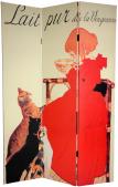 6 ft. Tall Double Sided Dogs and Cats Room Divider