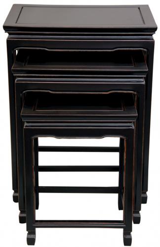 Rosewood Nesting Tables - Antique Black